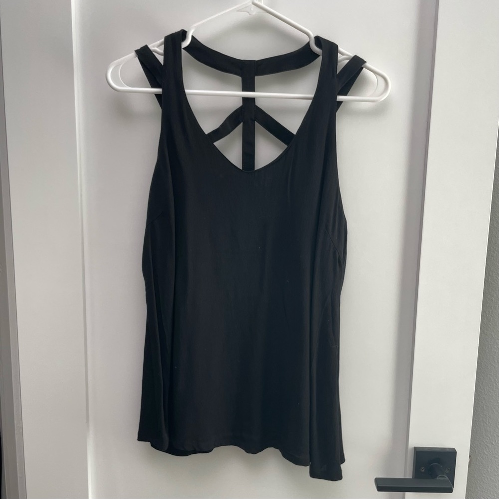 RVCA Black Strappy Tank Top